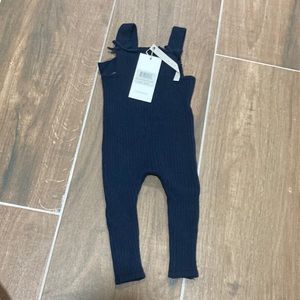 Analogie navy knit romper